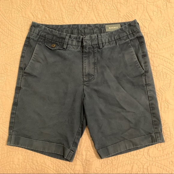 Bonobos | Navy Blue Chino Shorts - Picture 1 of 3